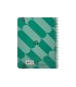 Agenda espiral antartik pattern a6 2025 semana vista color verde papel 80 gr