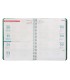 Agenda espiral antartik pattern a6 2025 semana vista color verde papel 80 gr