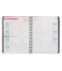 Agenda espiral antartik pattern a6 2025 semana vista color negro papel 80 gr