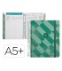 Agenda espiral antartik pattern a5 2025 dia pagina color verde papel 80 gr