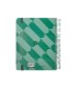 Agenda espiral antartik pattern a5 2025 dia pagina color verde papel 80 gr