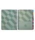 Agenda espiral antartik pattern a5 2025 dia pagina color verde papel 80 gr