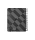 Agenda espiral antartik pattern a5 2025 dia pagina color negro papel 80 gr