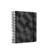 Agenda espiral antartik pattern a5 2025 dia pagina color negro papel 80 gr