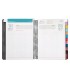 Agenda espiral antartik pattern a5 2025 dia pagina color negro papel 80 gr