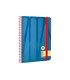 Agenda espiral antartik bold semana vista color azul papel 80 gr