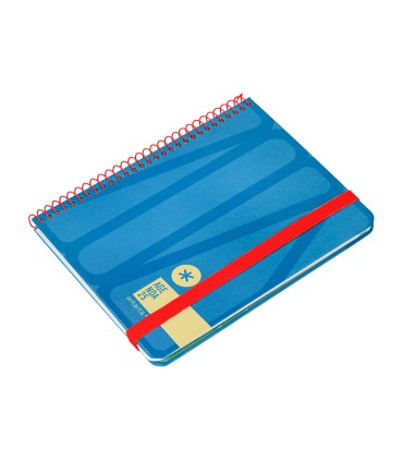 Agenda espiral antartik bold semana vista color azul papel 80 gr