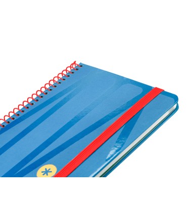 Agenda espiral antartik bold semana vista color azul papel 80 gr