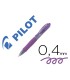 Boligrafo pilot g 2 pixie violeta tinta gel retractil sujecion de caucho