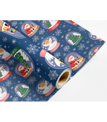 Papel de regalo liderpapel navidad rollo ancho 70 cm longitud 2 mt gramaje 60 gr disenos surtidos c 2024