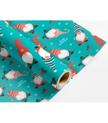 Papel de regalo liderpapel navidad rollo ancho 70 cm longitud 2 mt gramaje 60 gr disenos surtidos c 2024