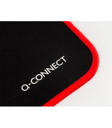 Alfombrilla para raton q connect xxl negra con borde rojo 900x400 mm