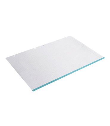 Recambio liderpapel antartik dots a4 100 hojas 90g m2 rayado puntos 4 taladros bandas de 5 colores