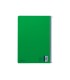 Cuaderno espiral liderpapel din a4 smart tapa blanda 80h 75gr cuadro 4mm con margen color verde