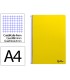 Cuaderno espiral liderpapel din a4 smart tapa blanda 80h 75gr cuadro 4mm con margen color amarillo