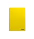 Cuaderno espiral liderpapel din a4 smart tapa blanda 80h 75gr cuadro 4mm con margen color amarillo