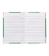 Libro cartone cosido fernandes flecha din a6 rayado horizontal 50 hojas 100 gr verde