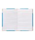 Libro cartone cosido fernandes flecha din a4 rayado horizontal 50 hojas 100 gr azul