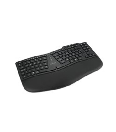 Teclado kensington pro fit ergo kb675 eq tkl ergonomico inalambrico color negro