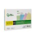 Tarjeta liderpapel para estudiar rayada cartulina de colores 170 gr m2 160x220mm paquete de 200 unidades