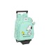 Cartera escolar safta con carro 260x110x340 mm snoopy friends forever