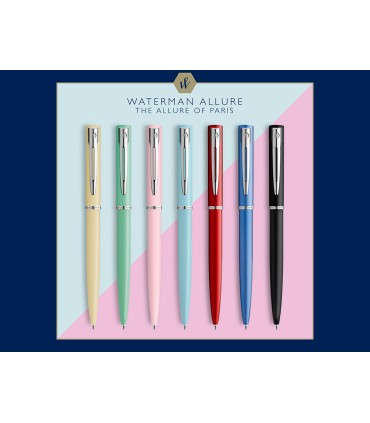 Pluma waterman allure pastel rosa plumin f