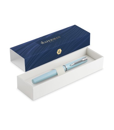 Pluma waterman allure pastel azul plumin f