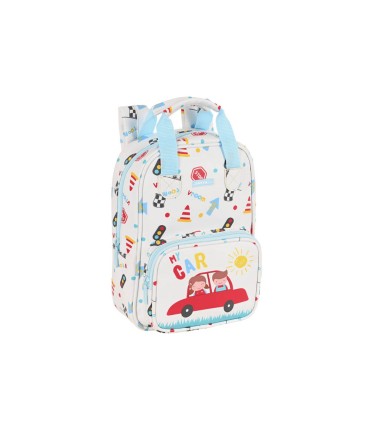 Cartera escolar safta mochila infantil con asas 200x80x280 mm my car