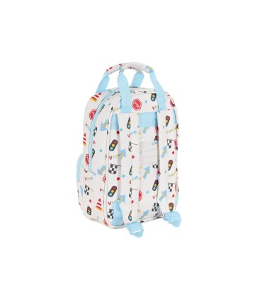 Cartera escolar safta mochila infantil con asas 200x80x280 mm my car