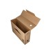 Caja archivo definitivo liderpapel din a4 carton reciclado 325g m2 lomo 82 mm kraft 325x82x250 mm