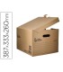 Cajon contenedor liderpapel carton manual para 3 cajas archivo def folio 3 archivadores a z 387x333x260mm