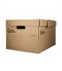 Cajon contenedor liderpapel carton manual para 3 cajas archivo def folio 3 archivadores a z 387x333x260mm