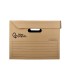 Cajon contenedor liderpapel carton manual para 3 cajas archivo def folio 3 archivadores a z 387x333x260mm