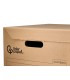 Cajon contenedor liderpapel carton manual para 3 cajas archivo def folio 3 archivadores a z 387x333x260mm