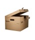 Cajon contenedor liderpapel carton manual para 3 cajas archivo def folio 3 archivadores a z 387x333x260mm