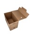 Caja archivo definitivo liderpapel folio doble ancho carton reciclado 400g m2 lomo 200 mm kraft 367x200x251 mm