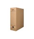 Caja archivo definitivo liderpapel folio prolongado carton reciclado 325g m2 lomo 116 mm kraft 388x116x275 mm