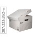 Cajon contenedor liderpapel carton automatico para 3 cajasarchivo def folio 4 archivadores a z 387x333x260mm