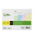 Tarjeta liderpapel para estudiar lisa cartulina de colores 170 gr m2 160x220mm paquete de 200 unidades