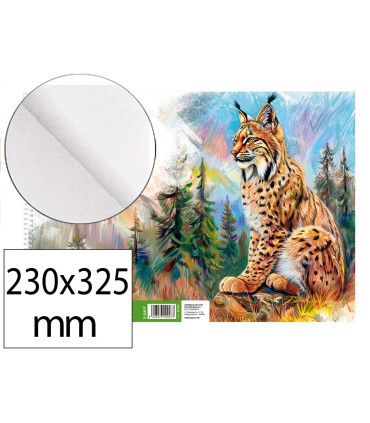 Bloc dibujo liderpapel artistico natura espiral 230x325mm 20 hojas 130g m2 sin recuadro perforado