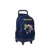 Mochila safta con ruedas compact extraible super mario 450x330x220 mm