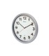 Reloj maul step de pared redondo 40 cm diametro electrico color plata