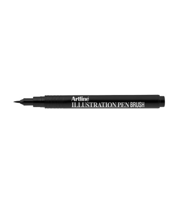 Rotulador artline brush negro illustration pen ek 28filn punta pincel