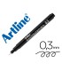 Rotulador artline calibrado micrometrico negro illustration pen ek 283iln punta poliacetal 03mm