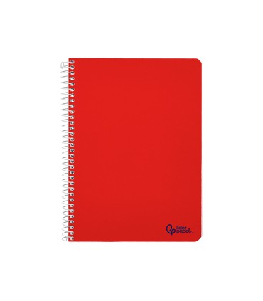 Cuaderno espiral liderpapel din a5 smart tapa blanda 80h 75gr horizontal 8mm con margen colores surtidos