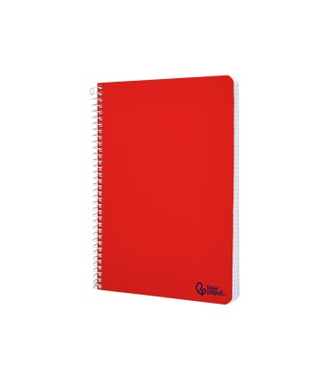 Cuaderno espiral liderpapel din a5 smart tapa blanda 80h 75gr horizontal 8mm con margen colores surtidos