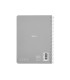 Cuaderno espiral liderpapel din a5 smart tapa blanda 80h 75gr cuadro 5mm con margen colores surtidos