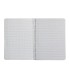 Cuaderno espiral liderpapel di n a5 pautaguia tapa dura 80h 90 gr cuadro pautado 3mm color verde