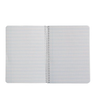 Cuaderno espiral liderpapel di n a5 pautaguia tapa dura 80h 90 gr cuadro pautado 3mm color verde