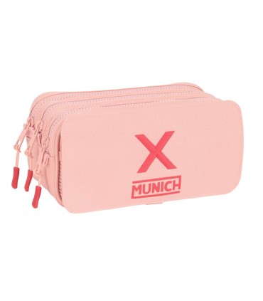 Bolso escolar portatodo safta triple cremallera munich basics 100x215x80 mm